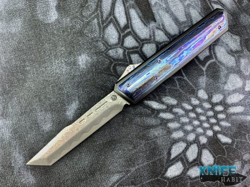 custom patrick famin dotf full dress automatic knife