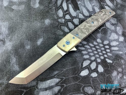 custom pohan leu tanto hamachi knife