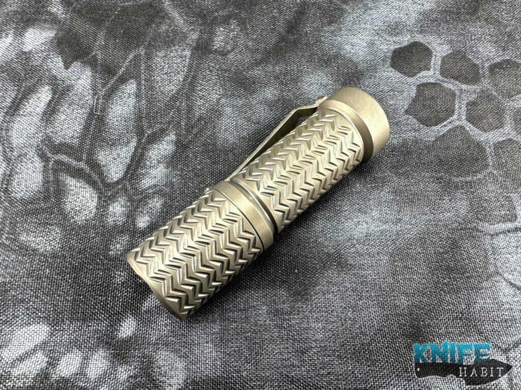 Hanko Machine Works Titanium Custom Flashlight – Knife Habit