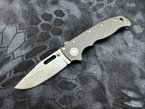 demko knives ad 20.5 s35vn carbon fiber clip point knife