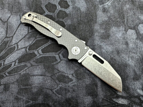 demko knives ad 20.5 s35vn carbon fiber sharks foot knife