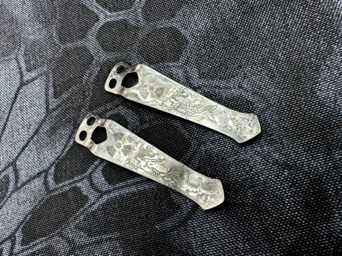 custom hanko machineworks mermaid steel flame clip