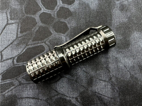 custom hanko machineworks zirconium flashlight