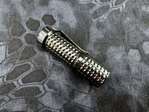 custom hanko machineworks zirconium flashlight