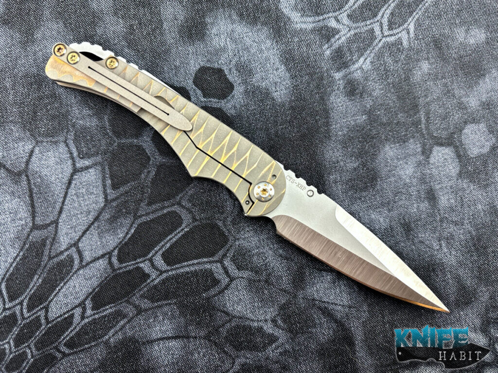 Scorpion 6 Knives Sinnsyk Sculpted & Gold Anodized Titanium Blade ...