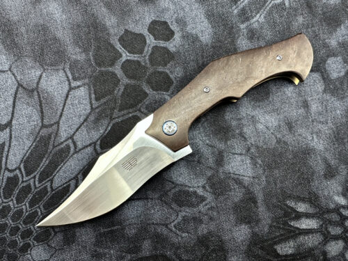 custom tashi bharucha contoured project knife