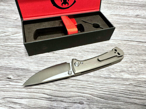 custom ramon chaves RCK9 Ti knife